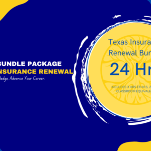 Texas 24-Hour Insurance CE Renewal Bundle